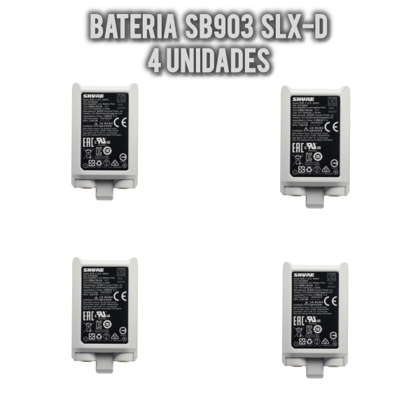 Setup Completo no Rack, Sistema Shure Wireless Digital SLX-D - G58 Frequência Homologada Anatel 470-514MHz - Imagem 5