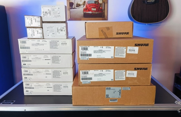 Setup Completo no Rack, Sistema Shure Wireless Digital SLX-D - G58 Frequência Homologada Anatel 470-514MHz - Imagem 22