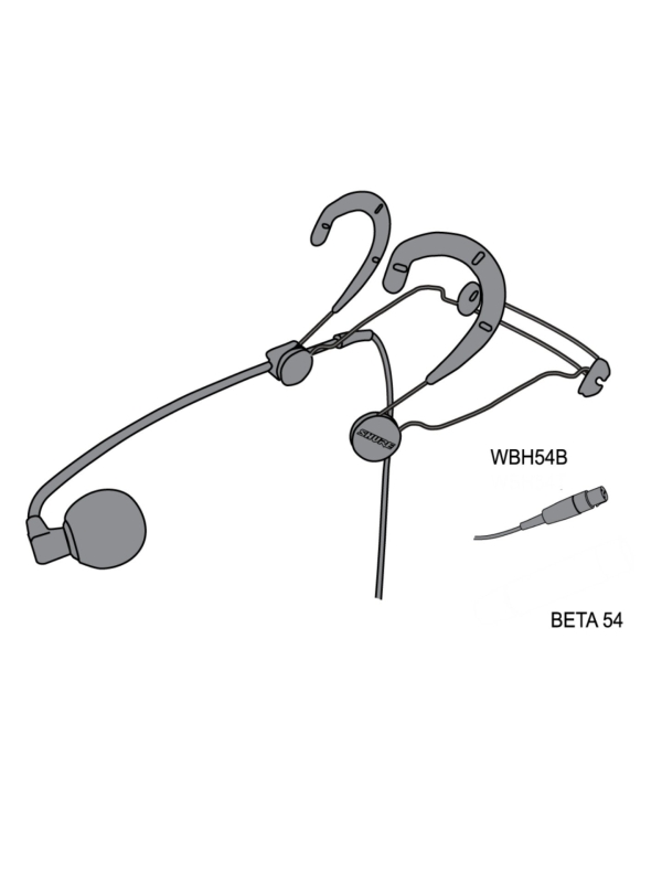 Microfone Headset Shure WBH54 Supercardioide – Alta Qualidade Para Voz Principal e Backing Vocal - Imagem 23
