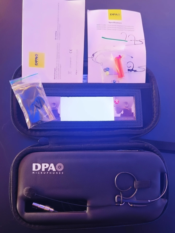 Microfone Headset DPA 4288-DC-F-B10-LH Cardioide Direcional TA4F  | Semi Novo | Acompanha Case - Imagem 31