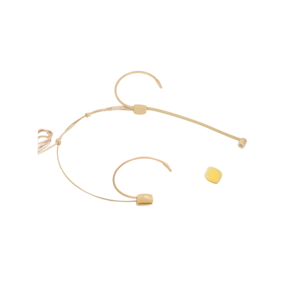 Headset Profissional Discreto Bege com Cápsula Cardioide Direcional - Mini XLR TA3F (3 Pinos) - Imagem 2