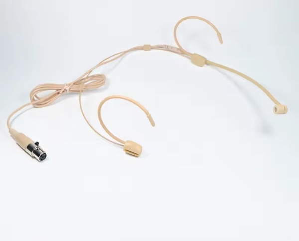 Headset Profissional Discreto Bege com Cápsula Cardioide Direcional - Mini XLR TA4F (4 Pinos) - Imagem 5