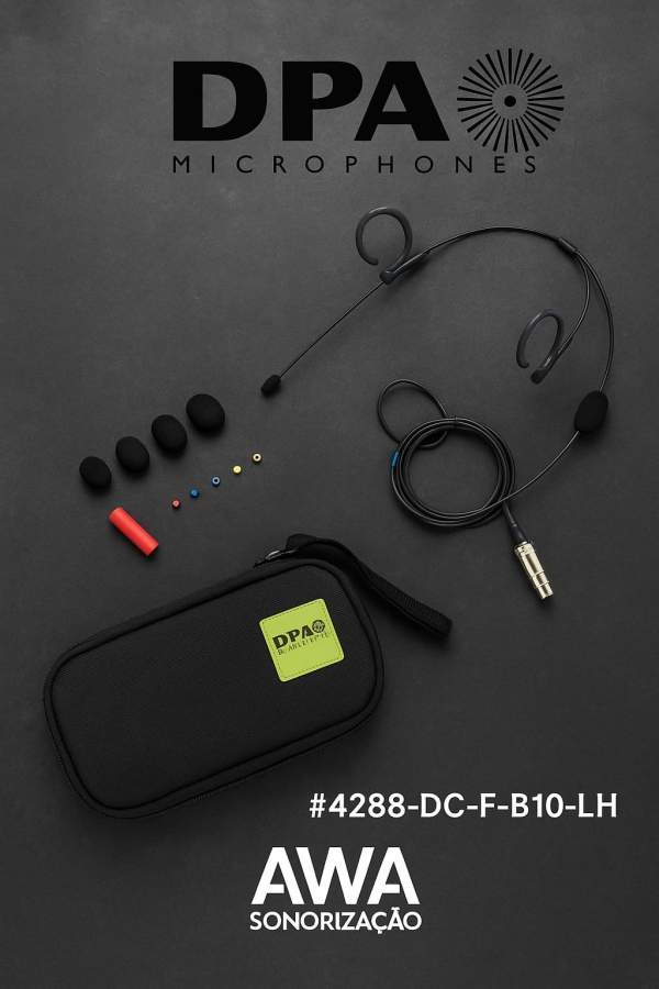 Microfone Headset DPA 4288-DC-F-B10-LH Cardioide Direcional TA4F  | Semi Novo | Acompanha Case - Imagem 33