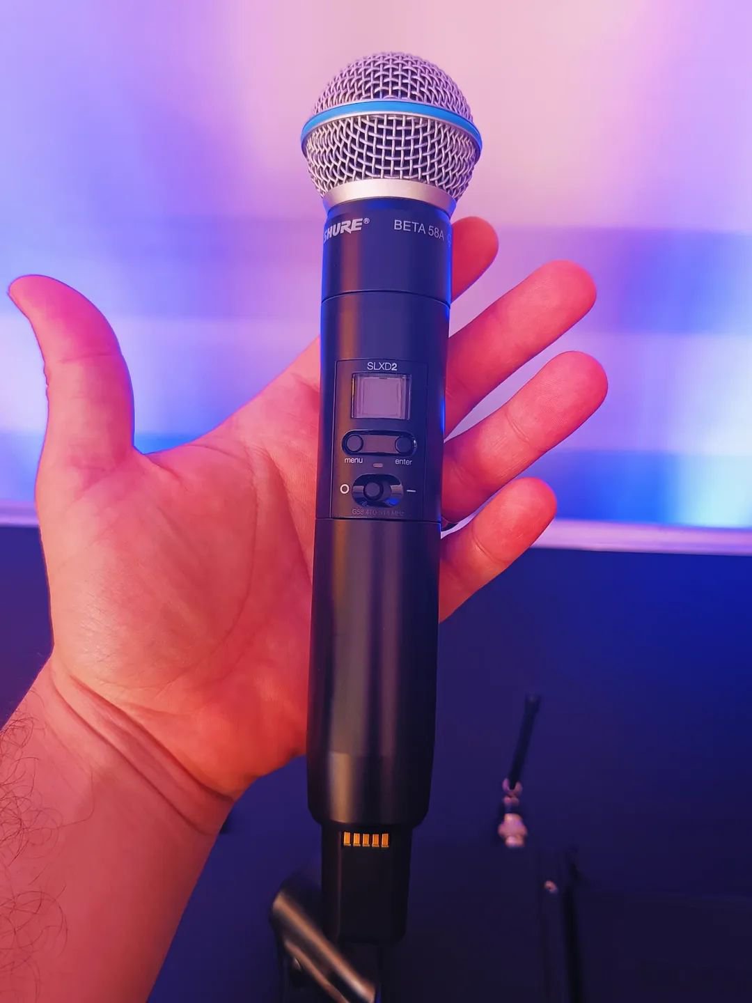 Shure SLXD24/B58 Sistema de Microfone Sem Fio Digital Beta 58A – Frequência G58 (470–514 MHz) - Imagem 34