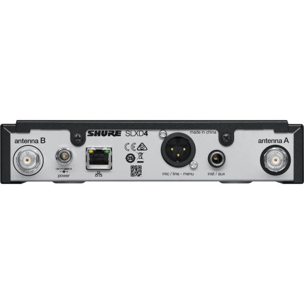 Shure SLXD24/K8B Sistema de Microfone Sem Fio Digital Premium KSM8 Dualdyne® – Frequência G58 (470–514 MHz) - Imagem 7