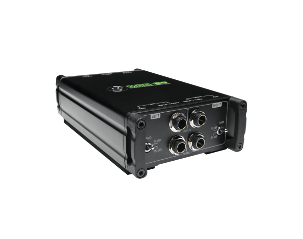 Direct Box Mackie MDB-2P - Passivo Estéreo | Alta Qualidade e Robustez Profissional
