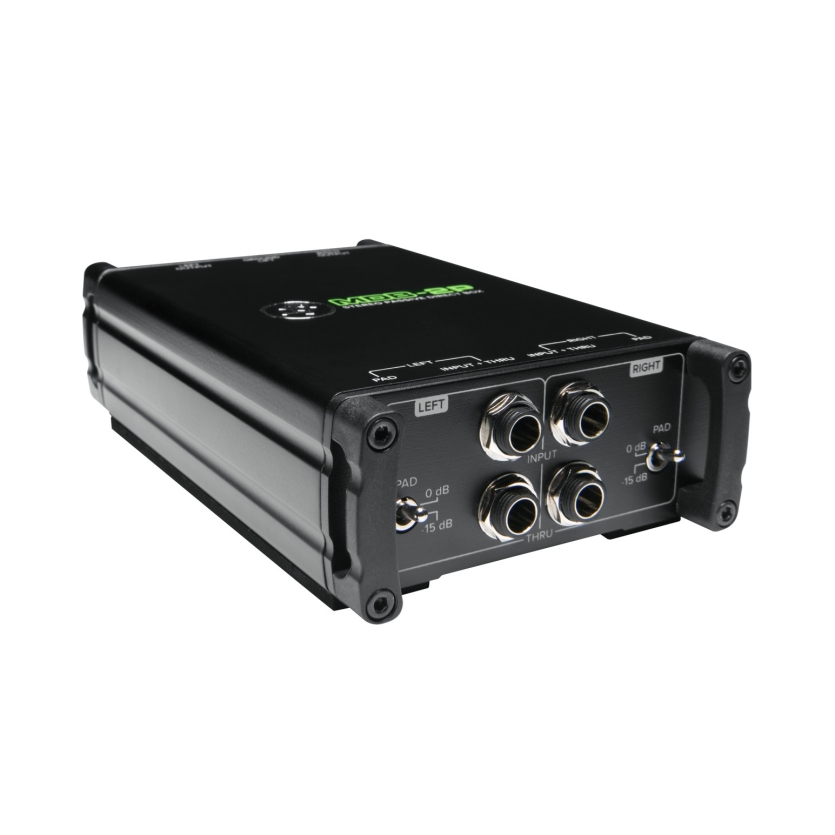 Direct Box Mackie MDB-2P - Passivo Estéreo | Alta Qualidade e Robustez Profissional