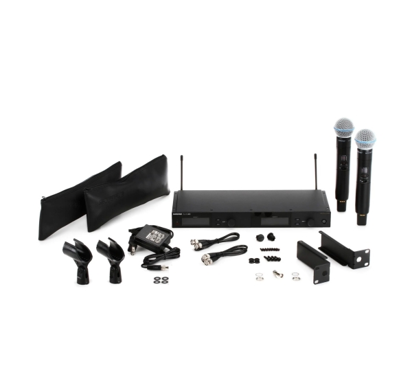 Sistema de Microfone Sem Fio Duplo Shure SLXD24D/B58 G58 – Com 2 Transmissores SLXD2 e Cápsulas BETA 58A - Imagem 18