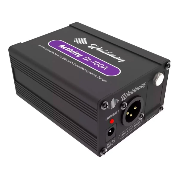 Direct Box Ativo Waldman Activity DI100A – Phantom Power, Ground Lift, Alta Qualida