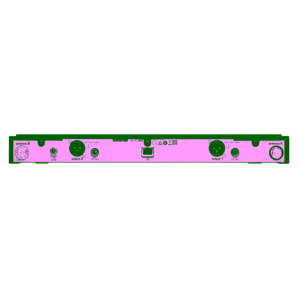 Shure SLXD4D G58 – Receptor Duplo Digital Sem Fio SLX-D - Imagem 2