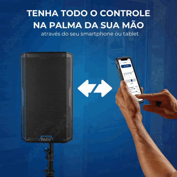 Alto Professional TS408 – Caixa Ativa de 8” e 2000W com Bluetooth®, DSP e App de Controle (220V) - Imagem 5
