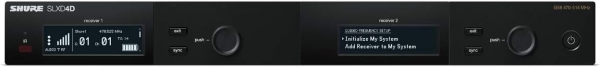 Shure SLXD4D G58 – Receptor Duplo Digital Sem Fio SLX-D - Imagem 3