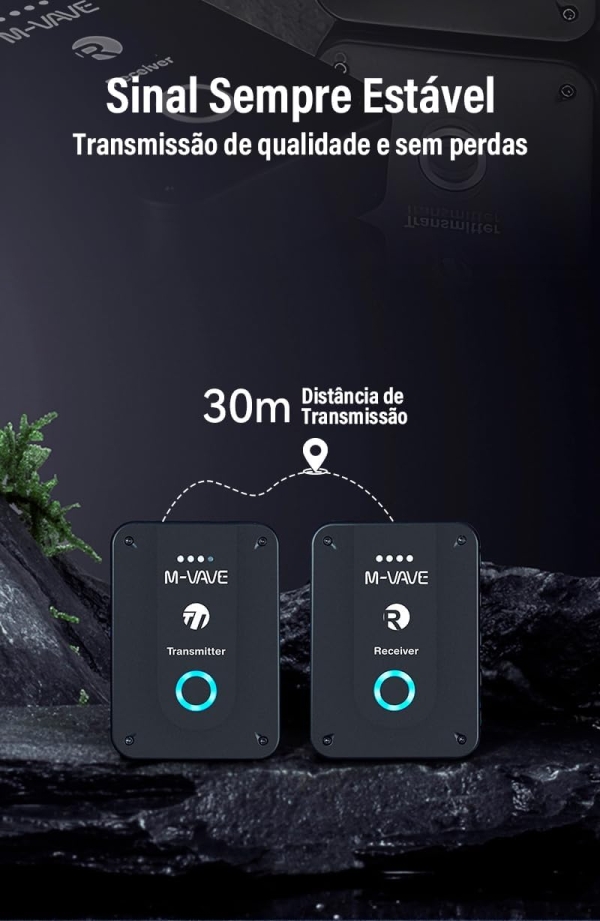 M-VAVE 2 WP-9 In-Ear Sem Fio p/ Palco – Monitor Profissional Compacto 2.4GHz - Imagem 25