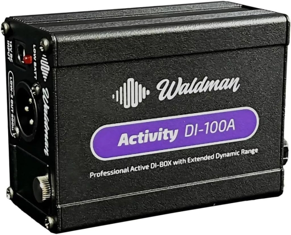 Direct Box Ativo Waldman Activity DI100A – Phantom Power, Ground Lift, Alta Qualida - Imagem 11