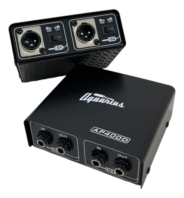 Direct Box Duplo Passivo Aquarius AP400D – Solução Profissional e Robusta para Palco e Estúdio - Imagem 5