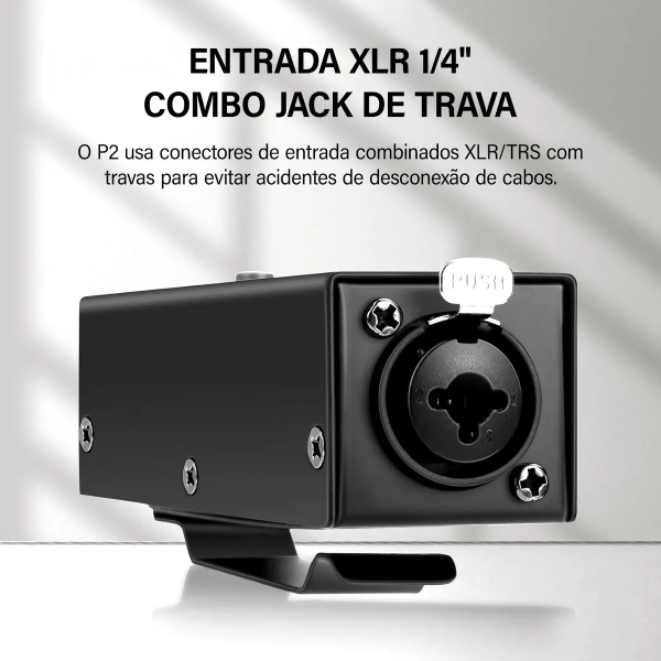 Amplificador de Fone P2 – Power Play Individual com Entrada XLR/P10, Mono/Estéreo - Imagem 18