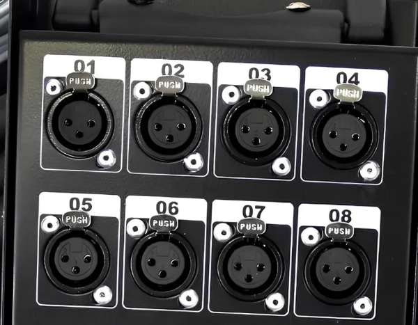 Medusa de Áudio Profissional 12 Vias com Cabo 18m e Conectores XLR/P10 - Imagem 5