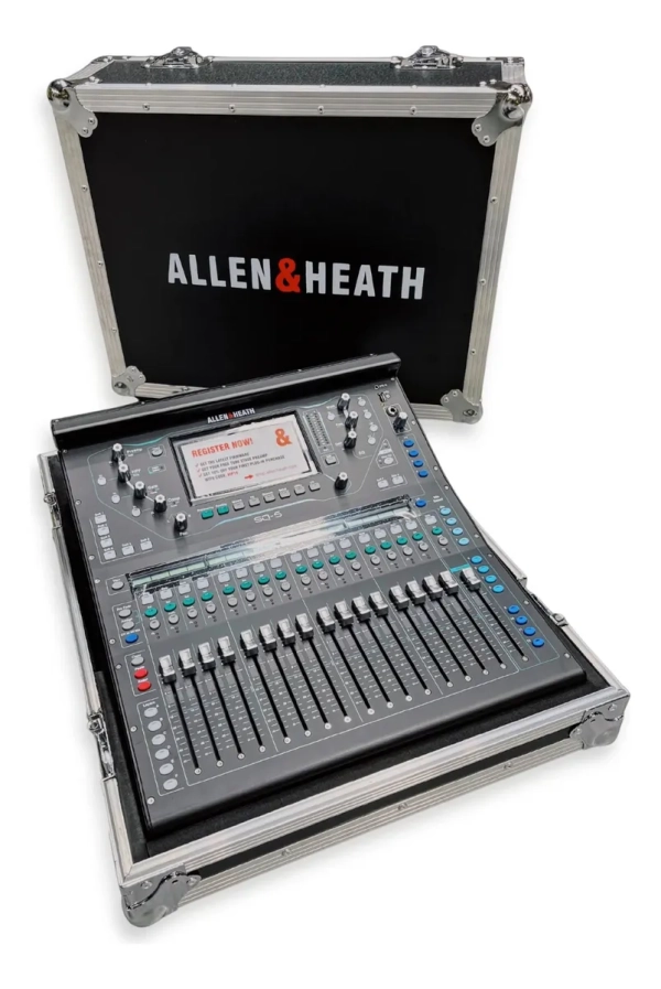 Hard Case Personalizado Para Mesa Digital Allen & Heath SQ5 – Proteção Profissional Sob Medida - Imagem 10