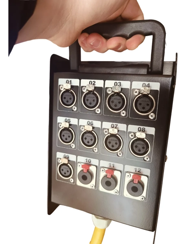 Medusa de Áudio Profissional 12 Vias com Cabo 18m e Conectores XLR/P10 - Imagem 10