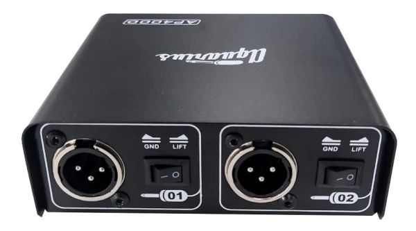 Direct Box Duplo Passivo Aquarius AP400D – Solução Profissional e Robusta para Palco e Estúdio - Imagem 2