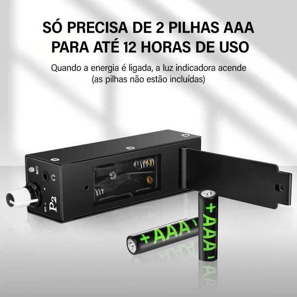 Amplificador de Fone P2 – Power Play Individual com Entrada XLR/P10, Mono/Estéreo - Imagem 17