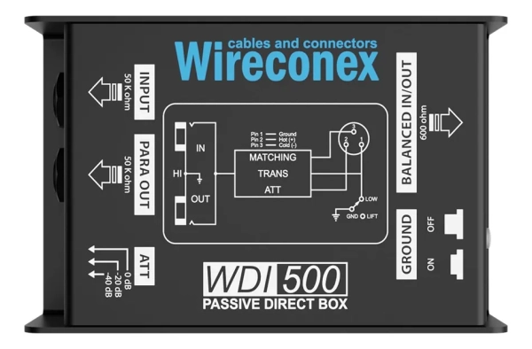 Direct Box Passivo Wireconex WDI 500 - Imagem 5