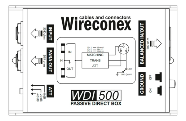 Direct Box Passivo Wireconex WDI 500 - Imagem 6