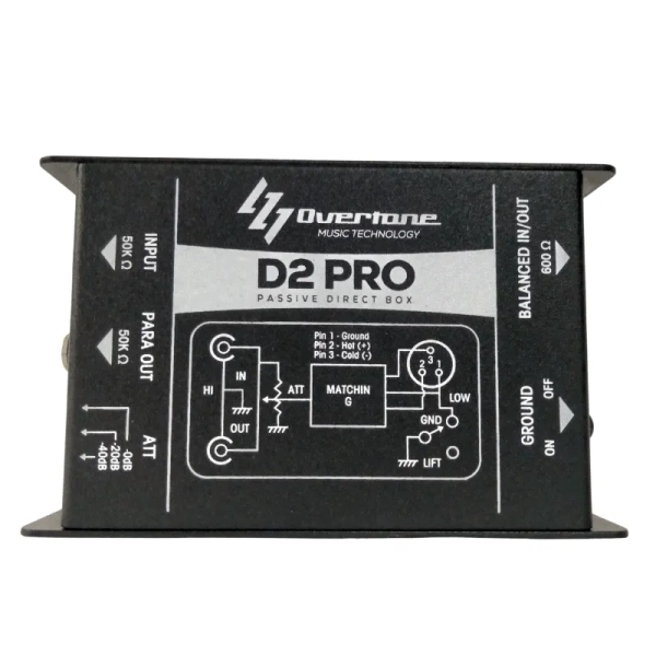 Direct Box Passivo Overtone D2 Pro - Imagem 4