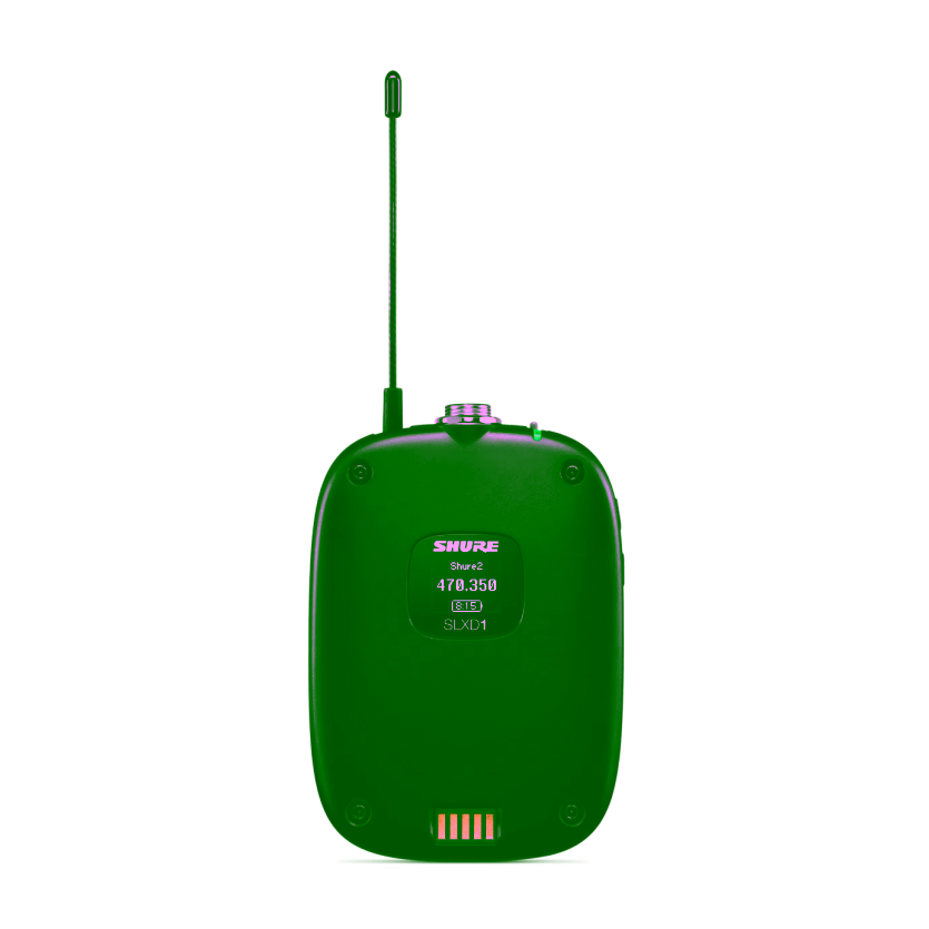 Transmissor Bodypack Shure SLXD1 G58 – Linha Digital Profissional SLX-D