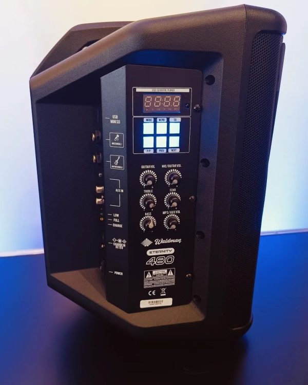 Caixa Ativa Compacta Portátil Waldman Eternity ET-480 Bateria Recarregável - Imagem 3