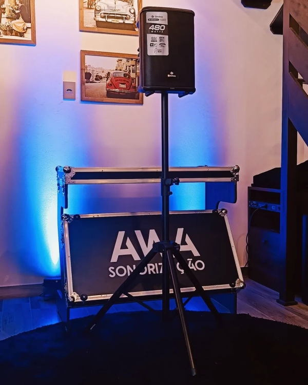 Caixa Ativa Compacta Portátil Waldman Eternity ET-480 Bateria Recarregável - Imagem 10
