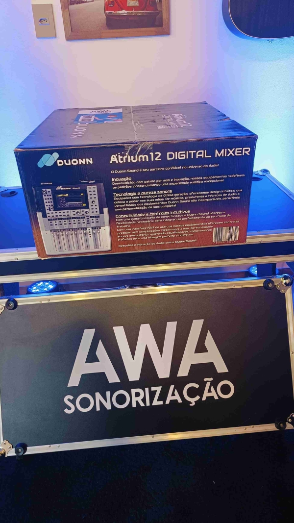 Mesa de Som Digital Duonn ATRIUM 12 – 12 Canais, 6 Auxiliares, Touchscreen, Bluetooth e USB - Imagem 19