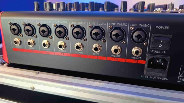 Mesa de Som Soundvoice MP‑206 – 20 Canais, 6 Aux, DSP 99 Efeitos, USB/BT, Gravação em Pendrive - Imagem 8