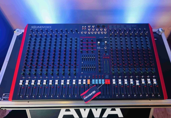 Mesa de Som Soundvoice MP‑206 – 20 Canais, 6 Aux, DSP 99 Efeitos, USB/BT, Gravação em Pendrive - Imagem 10