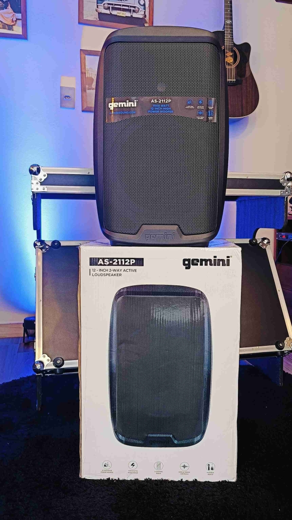 Caixa de Som Ativa Gemini AS-2112P 12” 1500W Pico - Portátil, Bi-Amplificada - Bivolt - Imagem 13