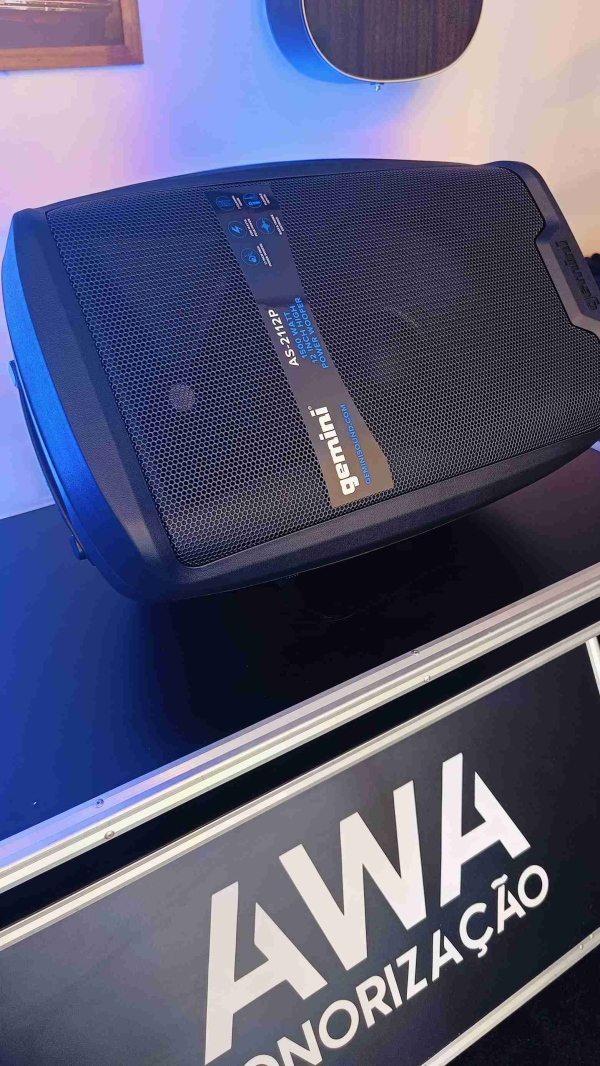 Caixa de Som Ativa Gemini AS-2112P 12” 1500W Pico - Portátil, Bi-Amplificada - Bivolt - Imagem 12
