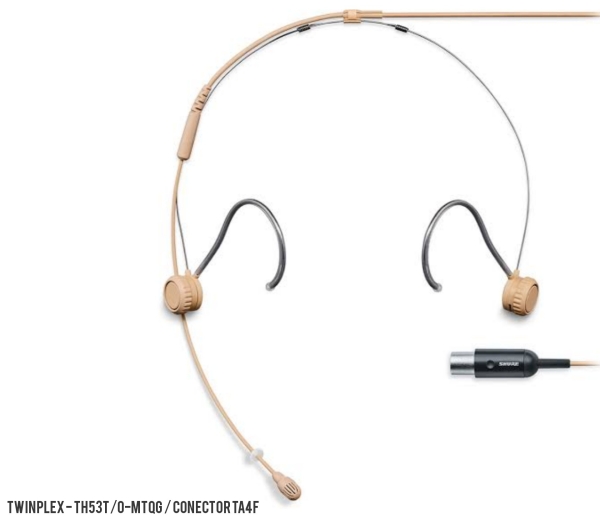 Microfone Headset Shure TH53T TwinPlex | Profissional | Com Case Original Premium (seminovo) - Imagem 2