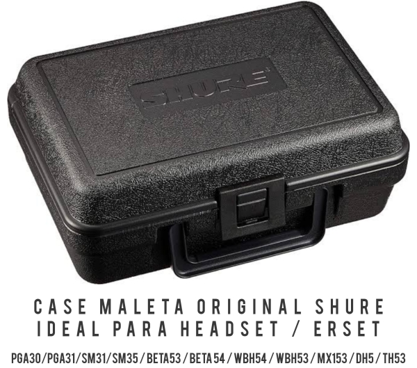Case Maleta Rígida Original Shure – Proteção Profissional Para Headsets e Earsets - Imagem 2