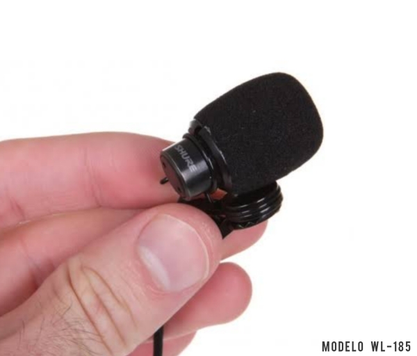 Microfone de Lapela Profissional Shure MX185 TA4F Cardioide – Condensador, Original (Retirado de Kit, Sem Embalagem) - Imagem 3