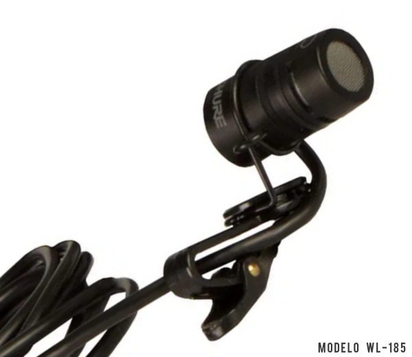 Microfone de Lapela Profissional Shure MX185 TA4F Cardioide – Condensador, Original (Retirado de Kit, Sem Embalagem) - Imagem 6