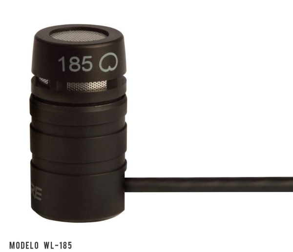 Microfone de Lapela Profissional Shure MX185 TA4F Cardioide – Condensador, Original (Retirado de Kit, Sem Embalagem) - Imagem 8