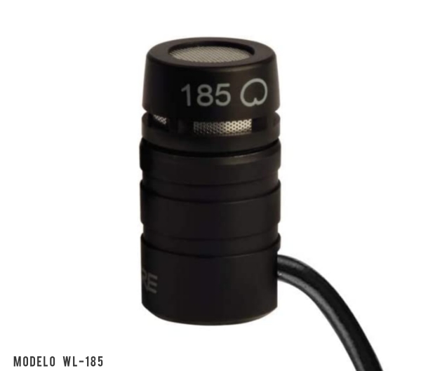 Microfone de Lapela Profissional Shure MX185 TA4F Cardioide – Condensador, Original (Retirado de Kit, Sem Embalagem) - Imagem 10