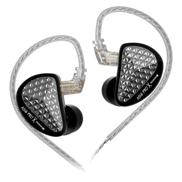 KZ AS16 PRO X – Fone In-Ear Profissional com 16 Drivers Balanceados de Alta Performance