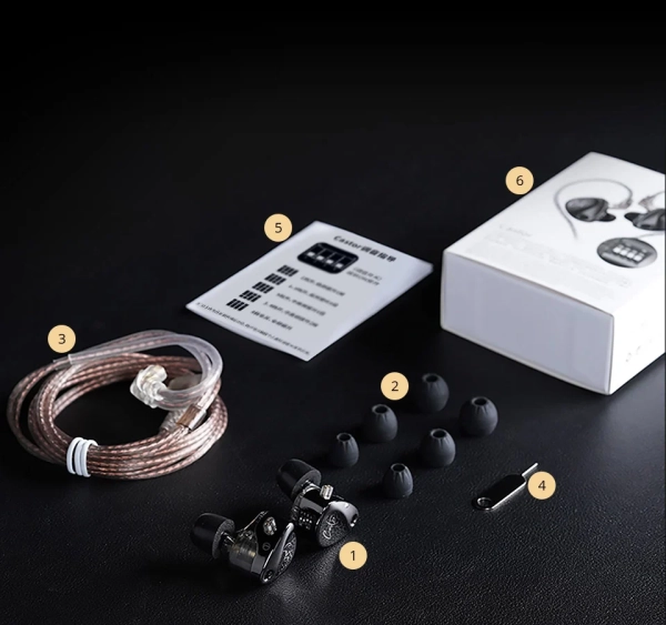 KZ Castor — Fone In-Ear de Alta Performance com Ajuste de Frequência e Conforto Extremo - Imagem 18