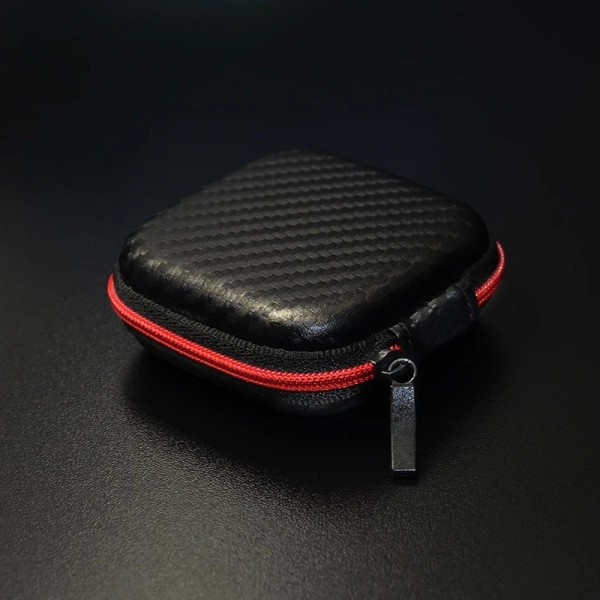 Case Estojo Porta Fone In-ear Compatível com KZ QKZ JBL Shure – Fibra de Carbono - Imagem 8