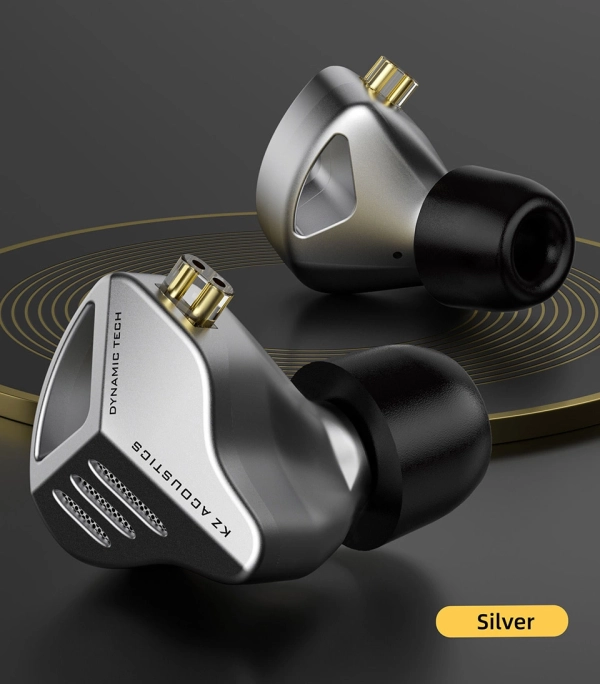 KZ ZVX PRO Fone In-Ear Profissional – Driver Magnético, Som Premium e Estilo Metálico (cinza) - Imagem 16