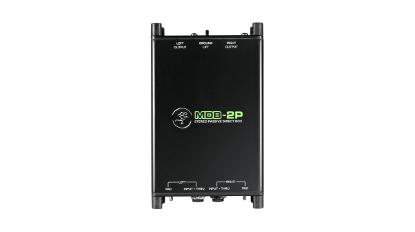 Direct Box Mackie MDB-2P - Passivo Estéreo | Alta Qualidade e Robustez Profissional - Imagem 2