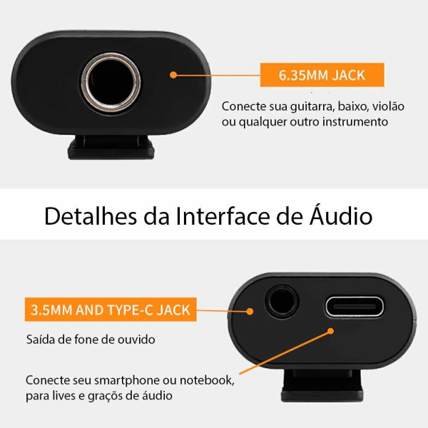 Interface de Áudio para Guitarra JOYO MOMIX CAB – Ideal para Lives, Gravações e Ensaios - Imagem 9