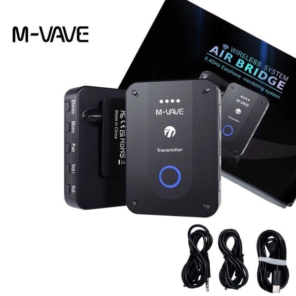 M-VAVE 2 WP-9 In-Ear Sem Fio p/ Palco – Monitor Profissional Compacto 2.4GHz - Imagem 7