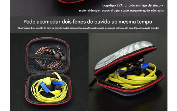 KZ Case Premium – Estojo Resistente e Elegante para Fones In-Ear - Imagem 4